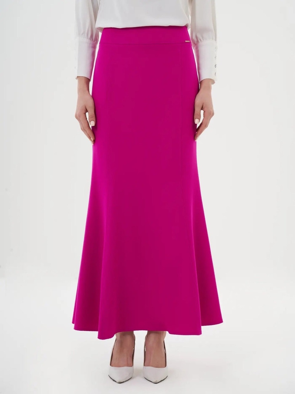 G Line Mermaid Full Length Pink Maxi Skirt Size 14 Flowy Modest Feminine Casual